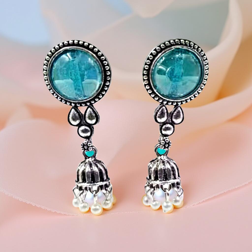 Vintage Blossom Jhumka