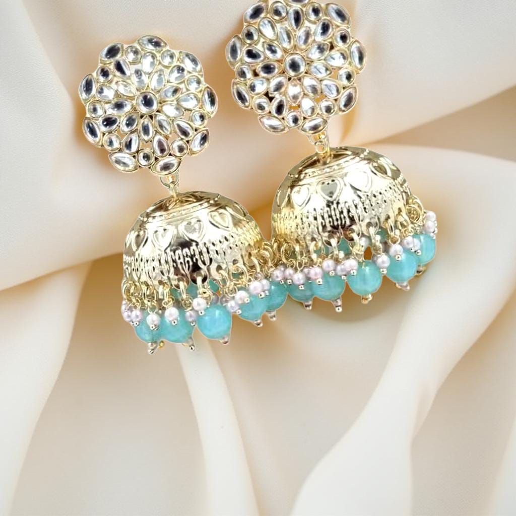 Royal Kundan Dome Jhumka