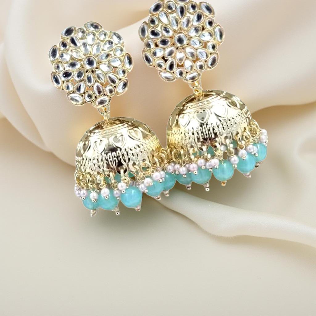Royal Kundan Dome Jhumka