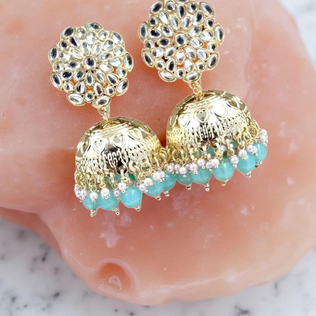 Royal Kundan Dome Jhumka