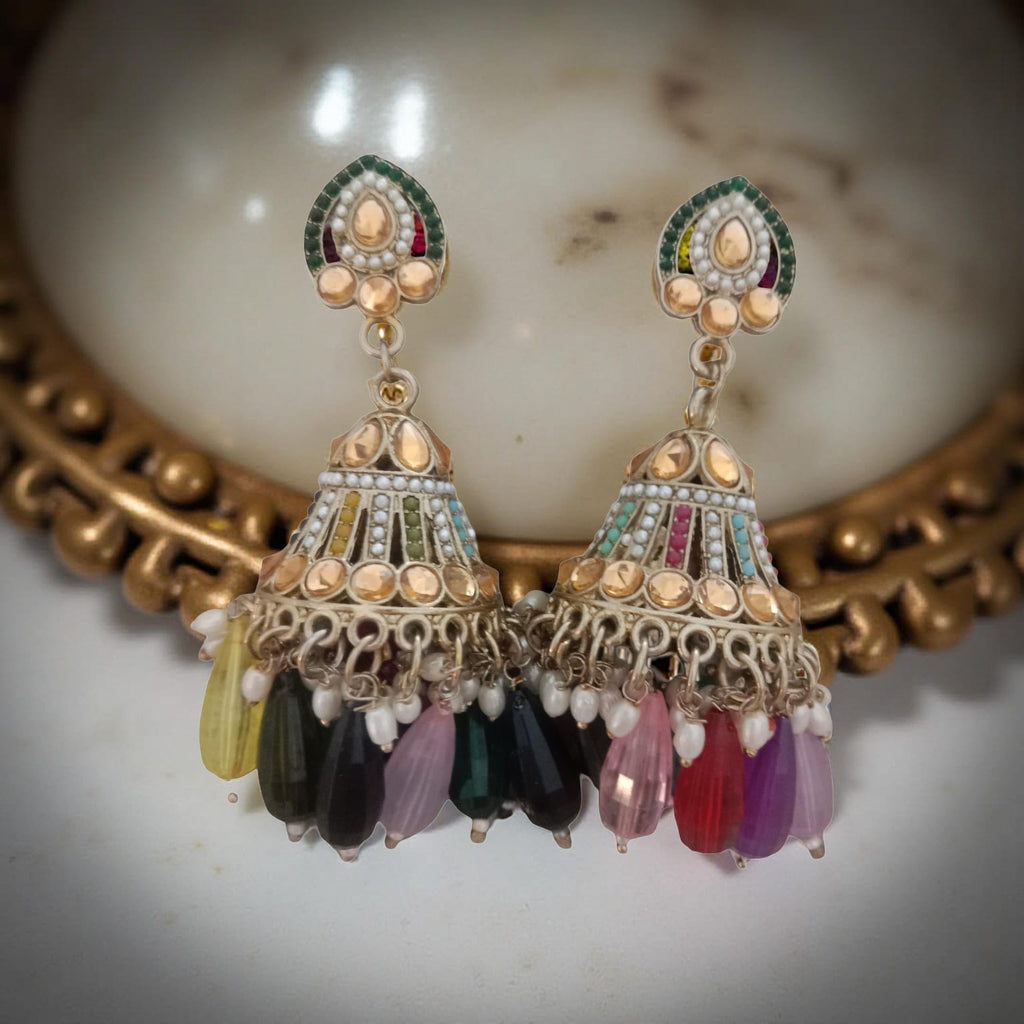 Royal Multicolour Jhumka