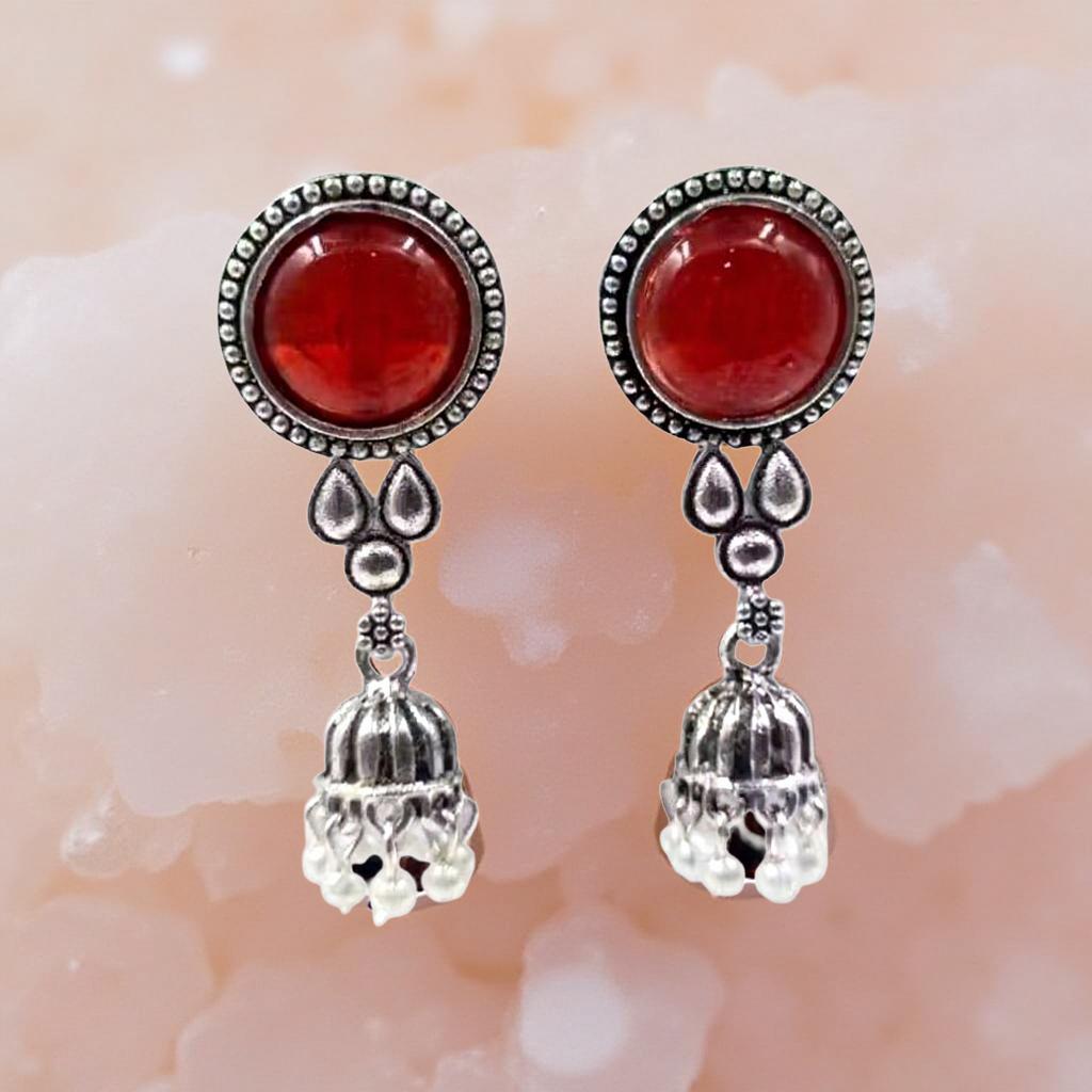 Vintage Blossom Jhumka