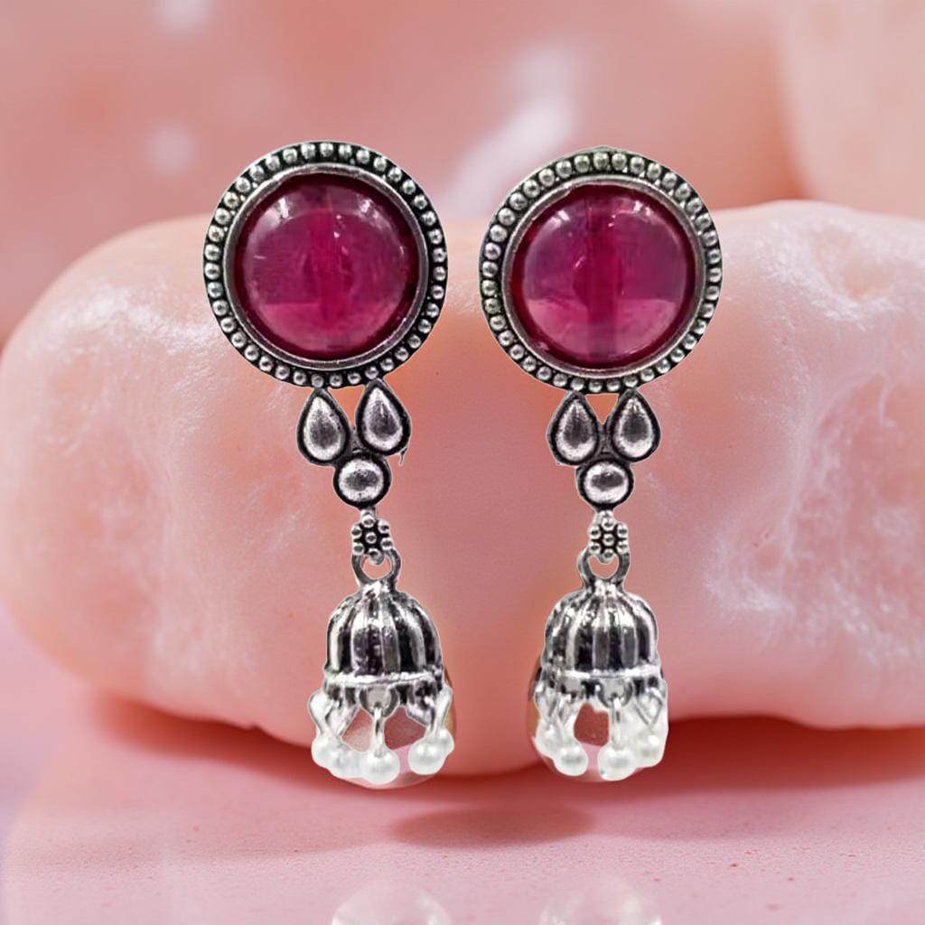 Vintage Blossom Jhumka