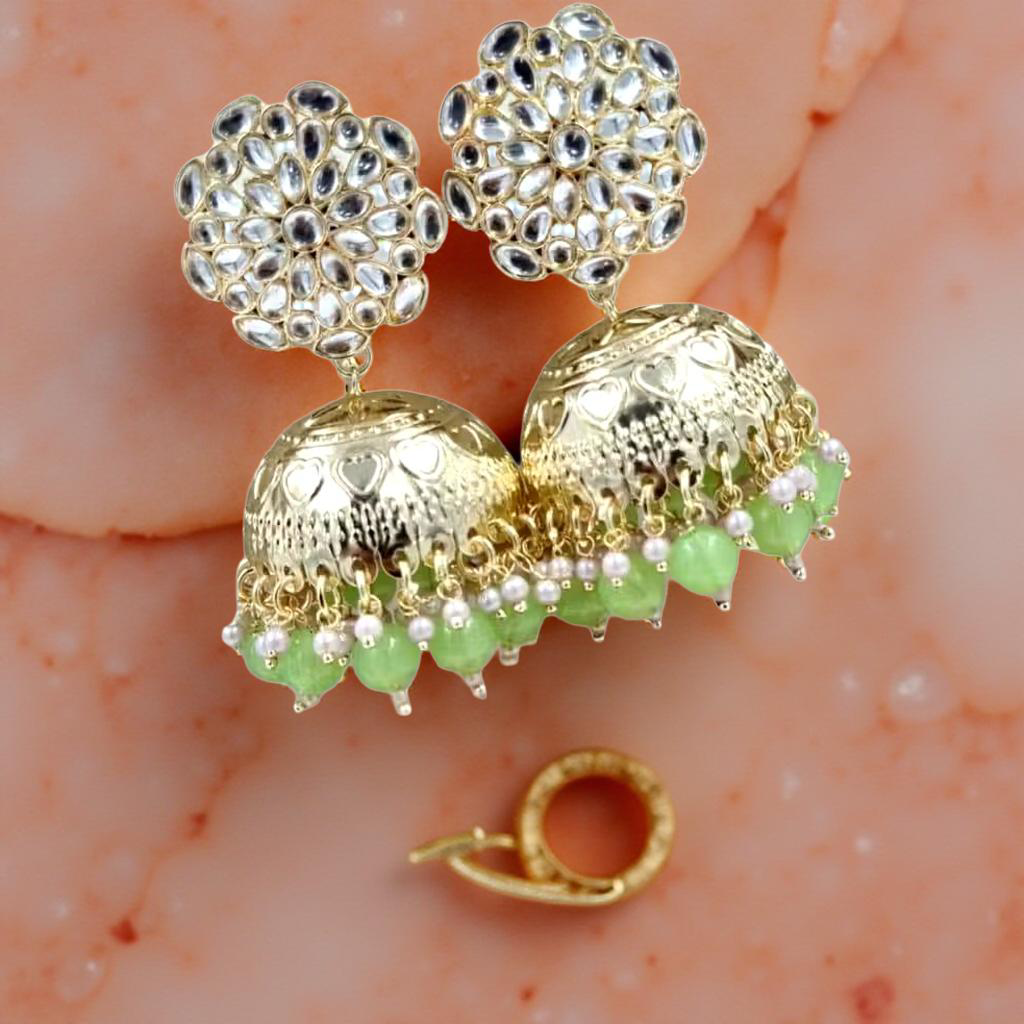 Royal Kundan Dome Jhumka