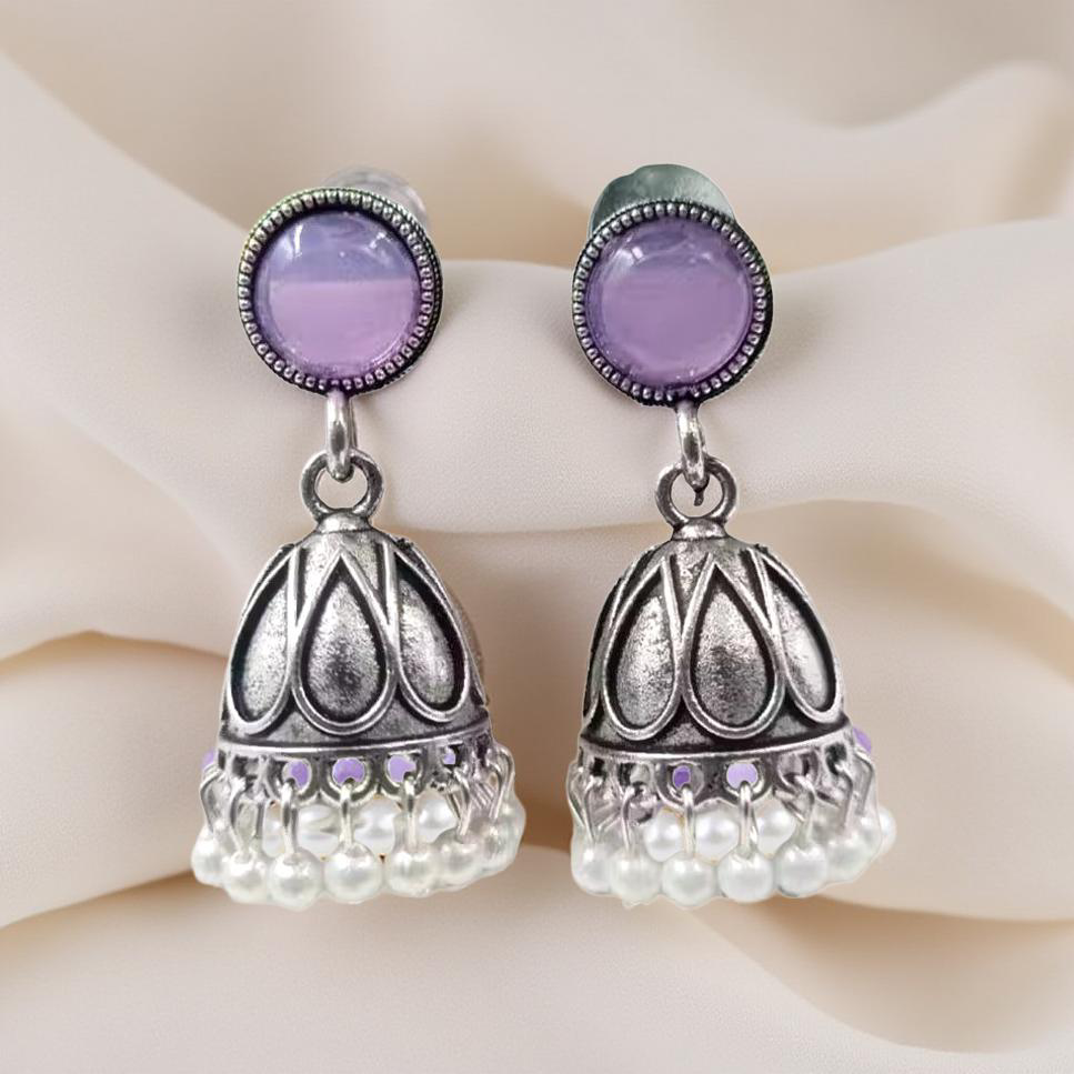 Pearl Dome Jhumki Earring