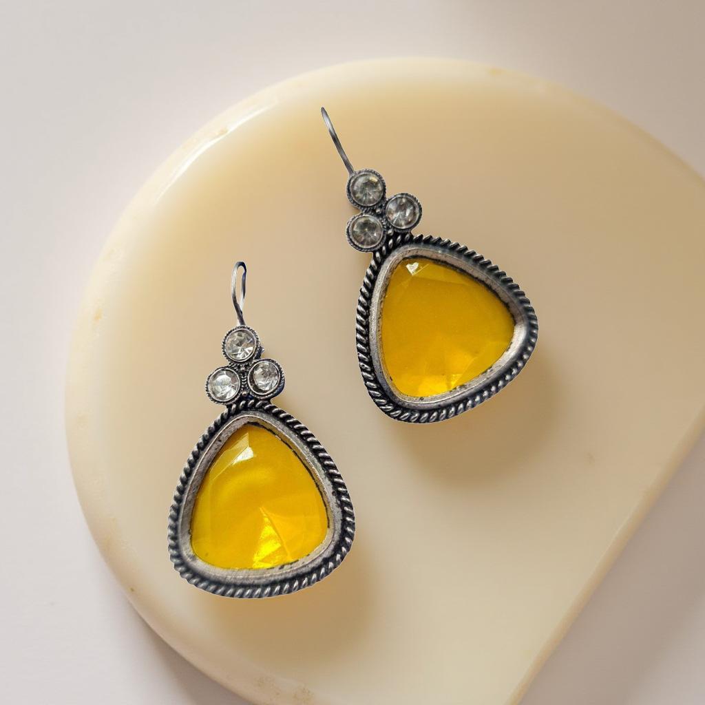 Rosé Glow Vintage Dangler Earrings