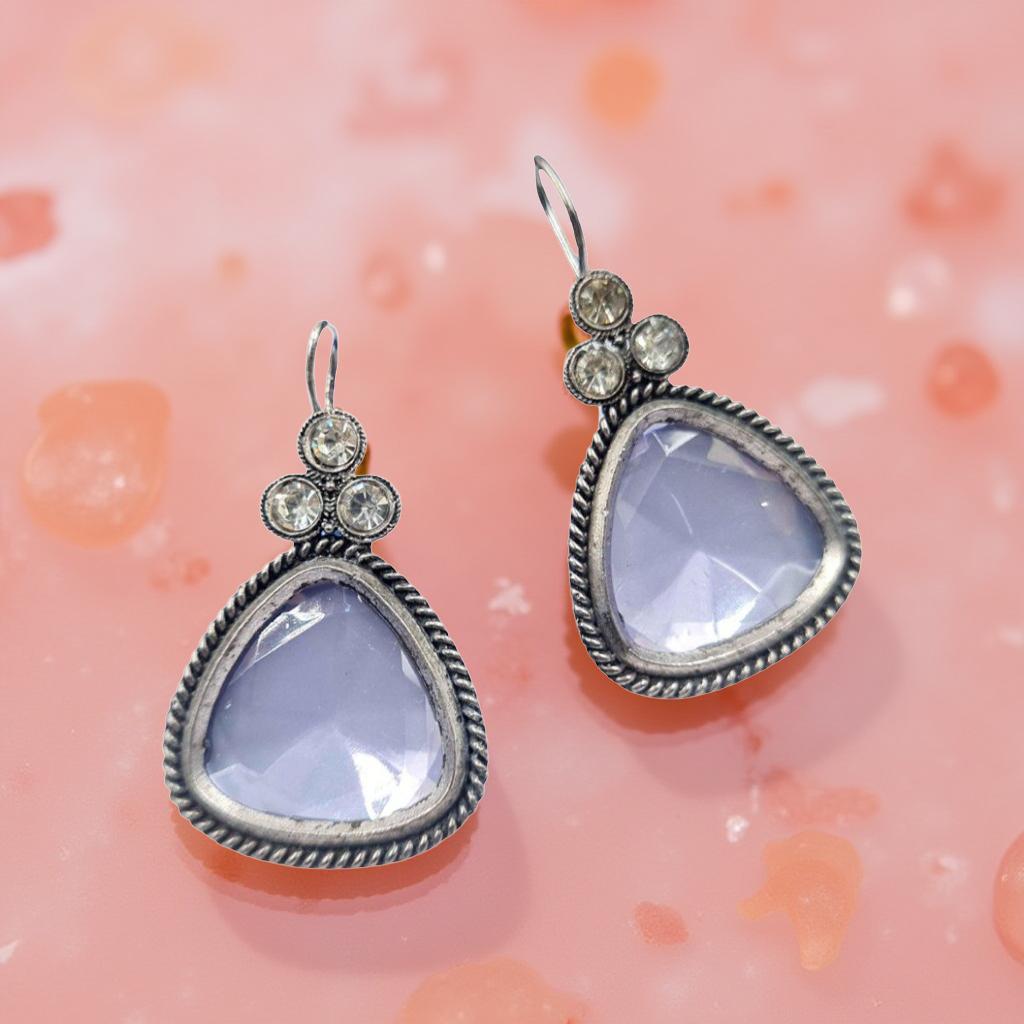 Rosé Glow Vintage Dangler Earrings