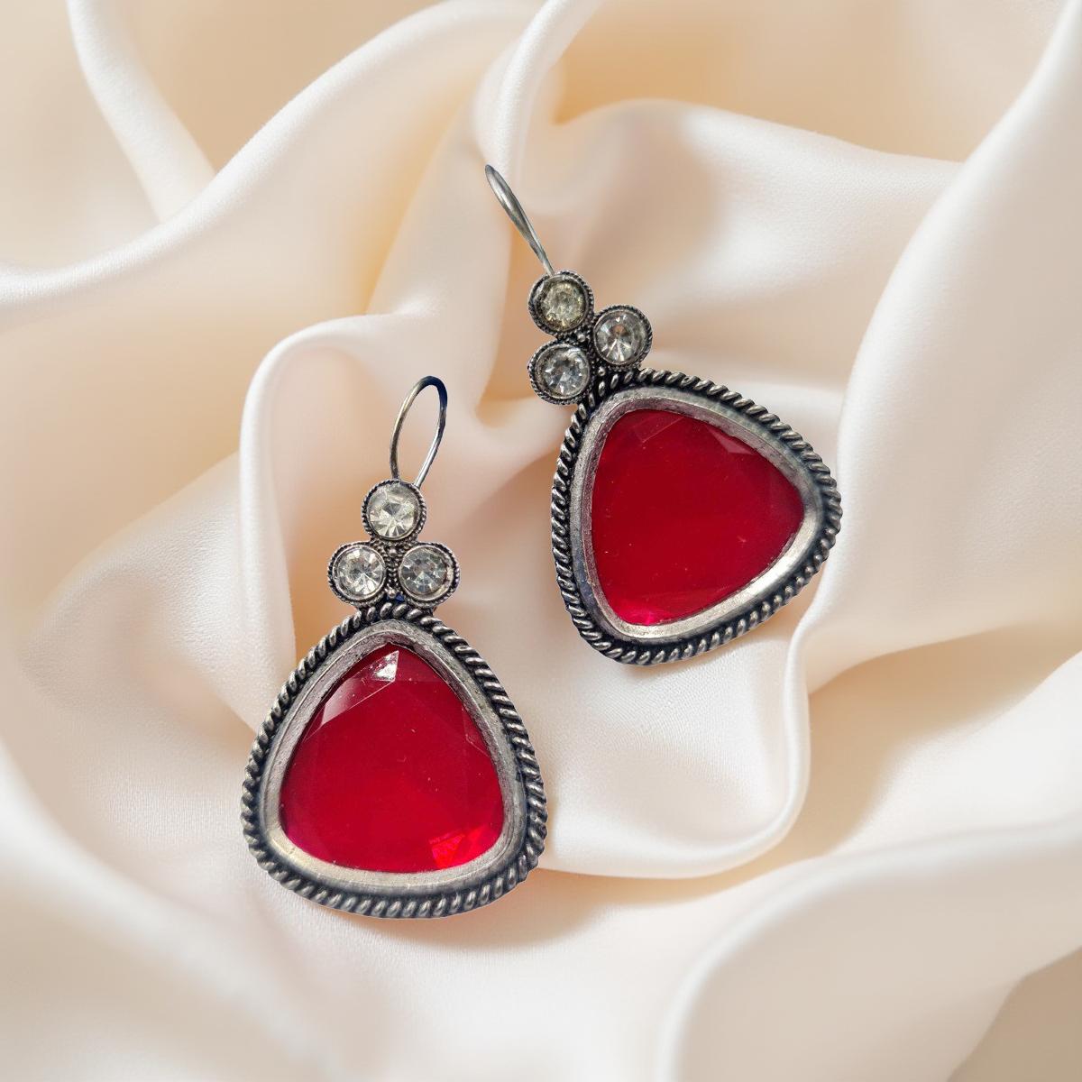 Rosé Glow Vintage Dangler Earrings